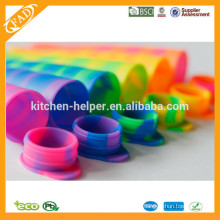 2015 Hot Sell Disposable Ice Cream Popsicle Molds/Silicone Ice Tray/Ice Cream Pop Mold/Maker For Popsicle